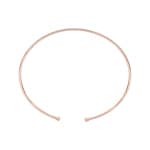 0.16 Karat Diamantarmreif offen 750/18 K Roségold - BO4RG