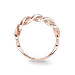 0.16ct Diamond Ring 750/18 K Rose Gold - RI-101285-RG