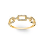 0.18 Karat Diamantring 750/18 K Gelbgold - RO45GG