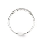 0.18 Karat Diamantring 750/18 K Weissgold - RO45WG