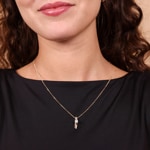 0.19 Karat Diamantanhänger 750/18 K Roségold - AN-73423-RG