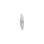 0.19ct Diamond Pendant 750/18 K White Gold