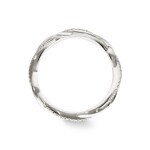 0.19 Karat Diamantring 750/18 K Weissgold - RO11WG