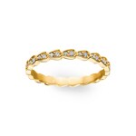 0.19 Karat Mémoire Ring 750/18 K Gelbgold - RO32GG