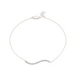 0.20ct Diamond Bracelet 750/18 K White Gold - AR-69507-WG