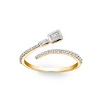 0.20 Karat Diamantring 750/18 K Gelbgold - RI-098393-GG