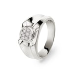 0.20 Karat Diamantring 750/18 K Weissgold