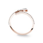 0.20 Karat Diamantring 750/18 K Roségold - RI-098393-RG