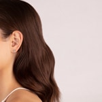 0.20 carats diamants clous d'oreilles solitaire or gris 750/18 ct serti clos - OR-16283-WG