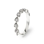 0.21 Karat Diamantring 750/18 K Weissgold