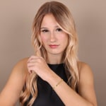 0.22ct Diamond Bracelet 750/18 K Yellow Gold - AR-73311-GG