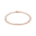 0.22 Karat Diamantarmband 750/18 K Roségold