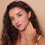 0.23ct Diamond Ring 750/18 K Yellow Gold - RI-003A-GG