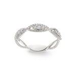 0.23ct Diamond Ring 750/18 K White Gold - RI-47577-WG