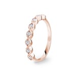 0.24 Karat Diamantring 750/18 K Roségold