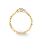 0.24 Karat Trilogie Diamantring 750/18 K Gelbgold - RI-73366-GG