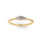 0.24 Karat Trilogie Diamantring 750/18 K Gelbgold - RI-73366-GG