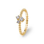 0.24 Karat Trilogie Diamantring 750/18 K Gelbgold - RI-73367-GG