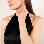 0.25ct Diamond Bracelet 750/18 K Yellow Gold - AR-69912-GG