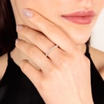 0.25ct Diamond Eternity Ring 750/18 K Rose Gold - RI-69857-RG