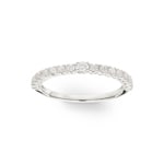 0.25ct Diamond Eternity Ring 750/18 K White Gold - RI-69857-WG