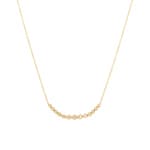 0.25ct Diamond Necklace 750/18 K Yellow Gold