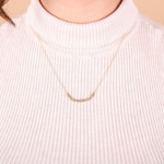 0.25 Karat Diamantencollier 750/18 K Gelbgold - KE-69905-GG