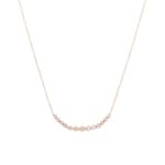 0.25ct Diamond Necklace 750/18 K Rose Gold