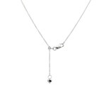 0.25ct Diamond Necklace 750/18 K White Gold - KE-69905-WG