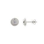 0.25 Karat Diamantohrstecker 750/18 K Weissgold