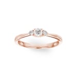 0.25 carats diamants bague or rosé 750/18 ct - RI-69881-RG