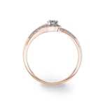 0.25ct Diamond Ring 750/18 K Rose Gold - RI-73360-RG