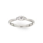 0.25ct Diamond Ring 750/18 K White Gold - RI-69881-WG