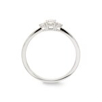 0.25ct Diamond Ring 750/18 K White Gold - RI-69881-WG