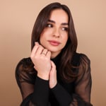 0.25ct Emerald Solitaire Ring 750/18 K Rose Gold - RI-01688-RG