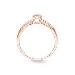 0.26ct Diamond Engagement Ring 750/18 K Rose Gold - RI-69625-RG