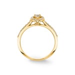 0.27 carats diamants bague or jaune 750/18 ct - RI-15119-GG