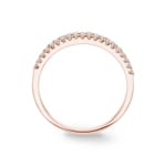 0.27 Karat Diamantring 750/18 K Roségold - RI-52034-RG