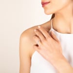 0.27ct Diamond Ring 750/18 K White Gold - RO43WG