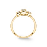 0.29 Karat Trilogie Diamantring 750/18 K Gelbgold - RI-103678-GG