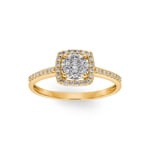 0.30ct Diamond Ring 750/18 K Yellow Gold - RI-54401-GG