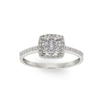 0.30ct Diamond Ring 750/18 K White Gold - RI-54401-WG