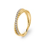 0.31ct Diamond Ring 750/18 K Yellow Gold