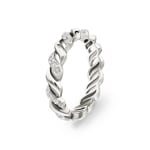 0.31 Karat Diamantring 750/18 K Weissgold
