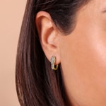 0.32 carats diamants créoles or jaune 750/18 ct - OR-55992-GG