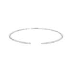 0.33 Karat Diamantarmreif offen 750/18 K Weissgold
