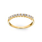 0.33ct Diamond Eternity Ring 750/18 K Yellow Gold - RI-69327-GG