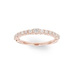 0.33ct Diamond Eternity Ring 750/18 K Rose Gold - RI-69856-RG