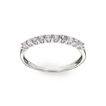 0.33ct Diamond Eternity Ring 750/18 K White Gold - RI-69327-WG