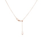 0.33 carats diamants collier or rosé 750/18 ct - KE-69477-RG